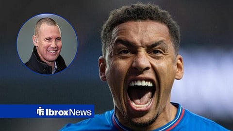 Former Rangers captain James Tavernier and Maccabi Tel Aviv manager Kenny Miller