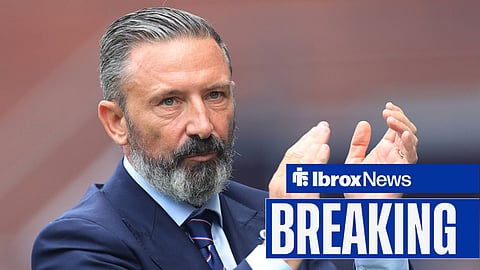 Rangers manager Derek McInnes applauding