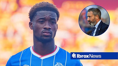 Rangers star Emmanuel Fernandez and Derek McInnes