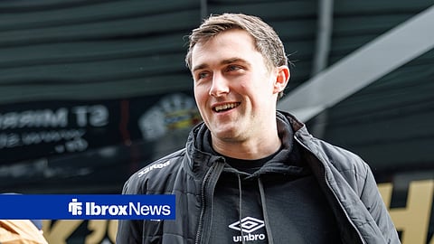 John Souttar smiling at Rangers