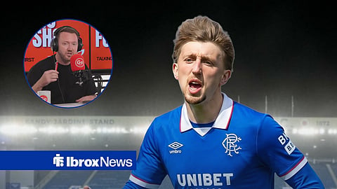 Rangers midfielder Dan Neil and former Celtic winger Aiden McGeady