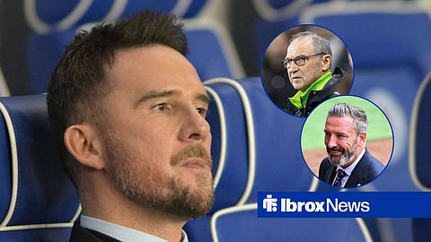 Barry Ferguson, Martin O'Neill and Rangers boss Derek McInnes