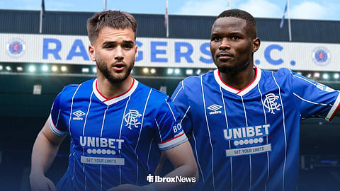 Rangers stars Nicolas Raskin and Olwethu Makhanya