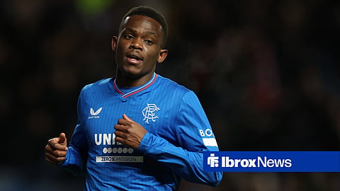 Rabbi Matondo playing for Rangers