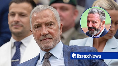 Main image of Graeme Souness and Rangers manager Derek McInnes' face in a circular inset on the right