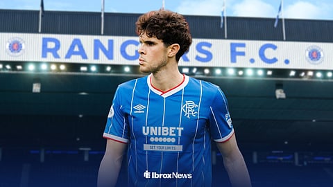 Kosta Nedeljkovic in a Rangers shirt