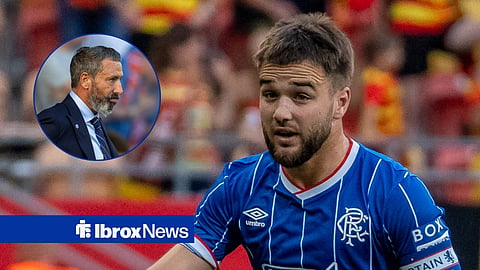 Rangers star Nicolas Raskin and Derek McInnes