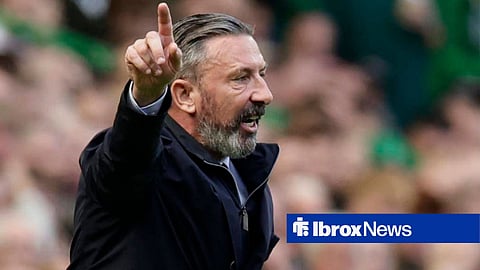 Derek McInnes managing Rangers
