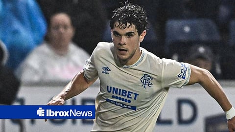 Kosta Nedeljkovic playing for Rangers