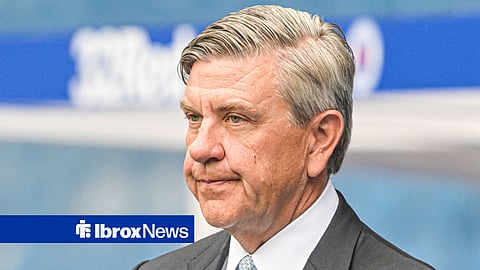 Andrew Cavenagh at Ibrox looking on