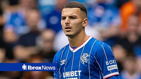 Badredine Bouanani playing for Rangers