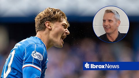Rangers star Ryan Naderi and Peter Lovenkrands