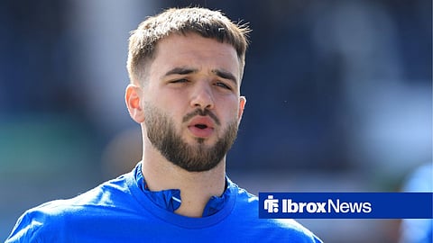 Nicolas Raskin warming up for Rangers