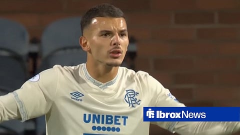 Badredine Bouanani playing for Rangers