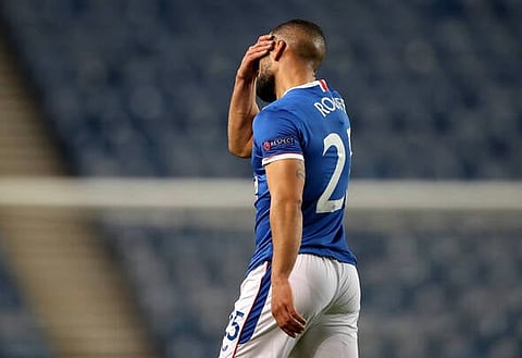 Rangers forward Kemar Roofe handed ban and club fined by UEFA