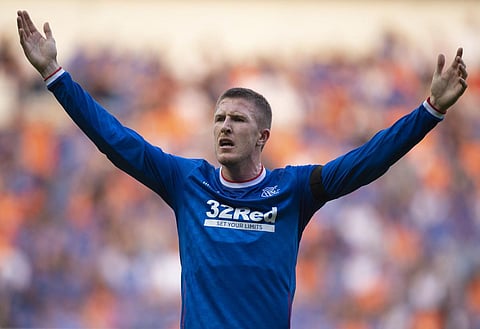 Chris Sutton laughs live on BT Sport as John Lundstram misses Rangers winner v Livingston