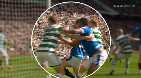 Stuart Dougal: VAR could not intervene for Alfredo Morelos disallowed goal in Rangers 3-2 Old Firm loss v Celtic