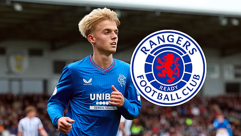 Rangers winger Ross McCausland