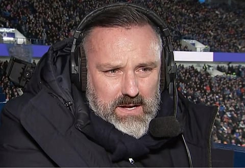 Kris Boyd watches on during Rangers v Ross County - Credit: Sky Sports News