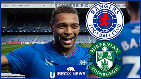 Cyriel Dessers scored his 17th goal for Rangers against Hibs