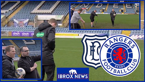 Dundee v Rangers at Dens Park was called off after a pitch inspection