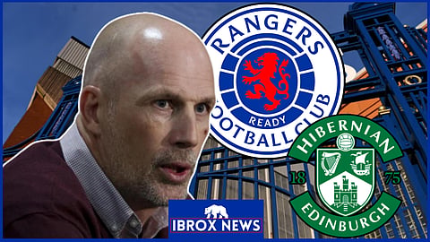 Rangers take on Hibs in the SPFL