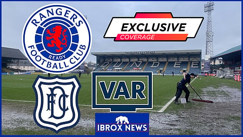 Scrapping VAR could help games like Rangers v Dundee go ahead - Credit: Ian Crocker via X