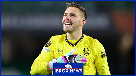 Rangers goalkeeper Jack Butland