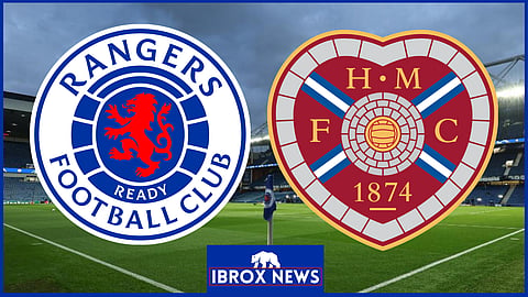 Rangers will face Hearts in their final game of the SPFL season.
