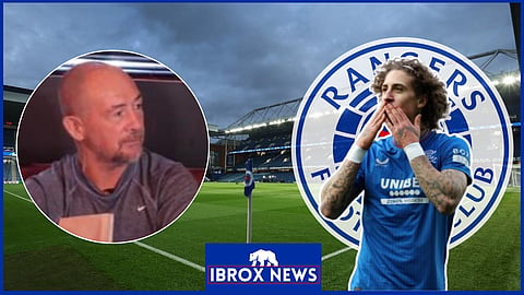 Derek Ferguson is not happy with Fabio Silva at Rangers