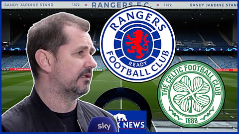 Jackie McNamara spoke ahead of Rangers v Celtic at Ibrox - Credit: Sky Sports Scotland via X