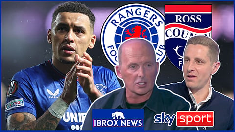 The late penalty wasn't enough to rescue Rangers - Credit Sky Sports News