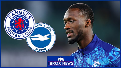 Brighton forward Abdallah Sima impressed on loan at Rangers