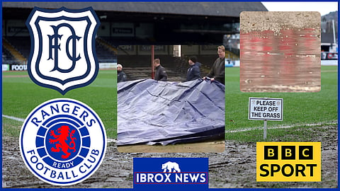 Rangers v Dundee is at risk of being postponed again. Credit: BBC Sport Scotland