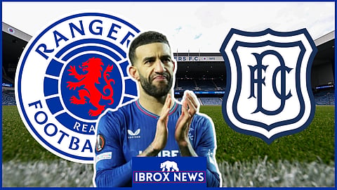 Connor Goldson missed a golden chance for Rangers v Dundee