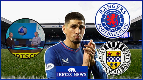 Stephen Craigan reacts to Leon Balogun and his Rangers performance v St Mirren [Credit: BBC]