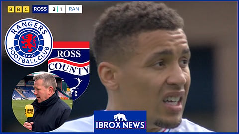 Billy Dodds hit out at Rangers following their loss to Ross County [Credit: BBC Sportscene]