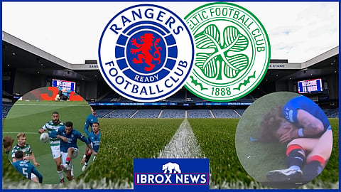 John Beaton had a busy time of things refereeing Rangers v Celtic [credit: Sky Sports]