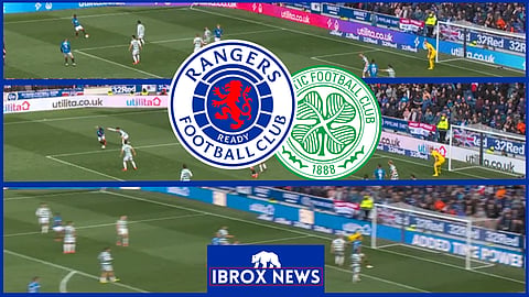Rabbi Matondo scored a sublime goal for Rangers v Celtic [Credit: BBC Scotland]