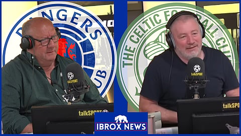 Alan Brazil makes Rangers v Celtic joke to Ally McCoist on talkSPORT [Credit: talkSPORT on YouTube]