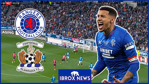 James Tavernier and Rangers struggled against Kilmarnock.
Credit: Sky Sports Scotland on X