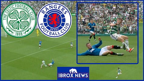 John Lundstram was sent off for Rangers v Celtic [credit: BBC Sportscene]