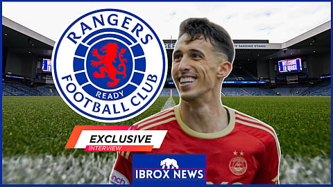 Rangers have been linked to a move for the Aberdeen star - Credit Bojan Miovski via X
