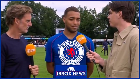 Cyriel Dessers discussed his Rangers future [Credit: Ziggo Sport Voetbal]