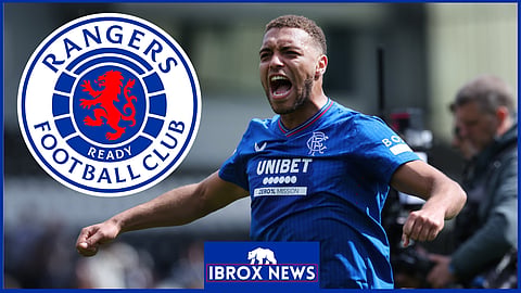 Cyriel Dessers in action for Rangers