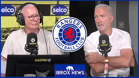 Graeme Souness and Jim White discussed Rangers. 
Credit: talkSPORT on YouTube