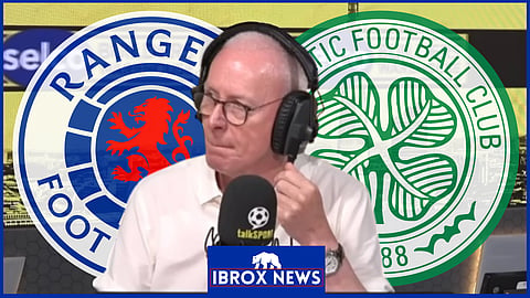 Jim White has agreed with a Celtic fan in a Rangers admission [Credit: talkSPORT on YouTube]