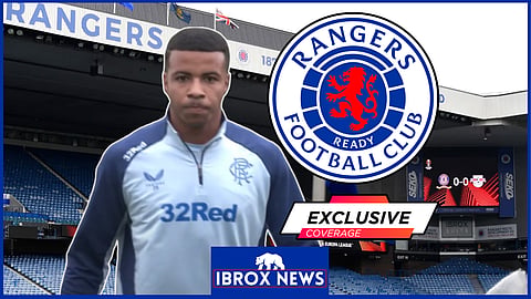 Hamza Igamane was denied the chance to go to the Olympics - Credit Rangers via YouTube