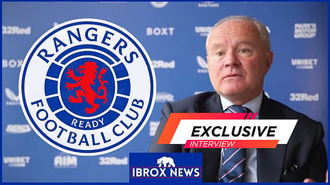 Chairman John Bennett is in charge at Rangers [Credit: RangersFC on X]