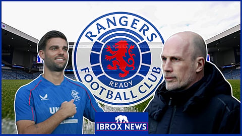 Philippe Clement brought in Robin Propper to replace Connor Goldson Credit: Rangers YouTube channel